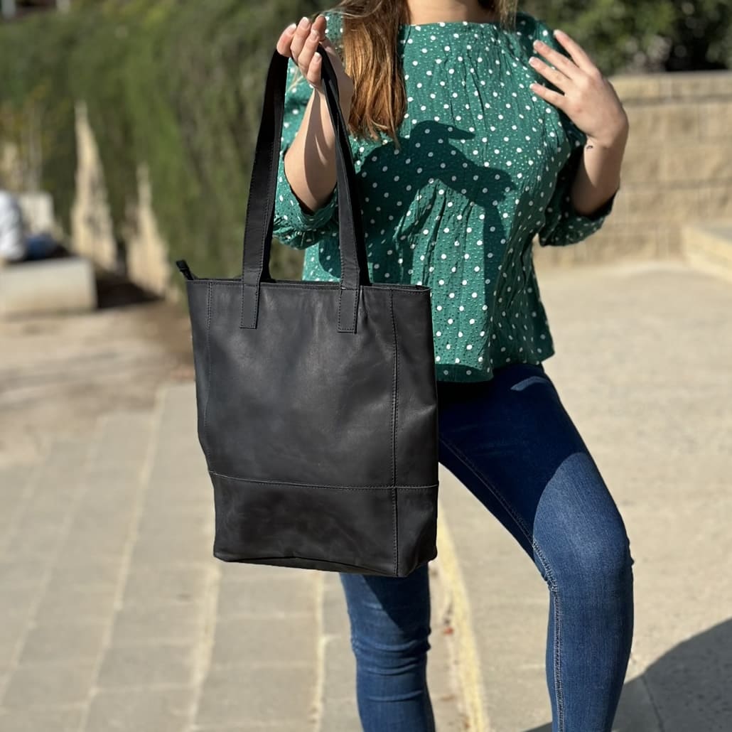 Bolso tote fashion cuero